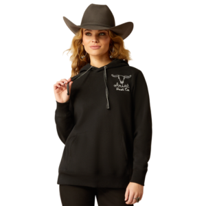 Ariat Steer Stitch Hoodie - Black