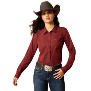 Ariat Kirby Pro Long Sleeve Shirt - Tawny Port