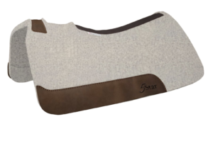 5 Star Barrel Racer 7/8" Saddle Pad Contour - Natural