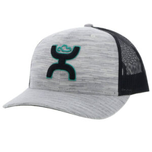Hooey "Sterling" Grey/Black Trucker Cap