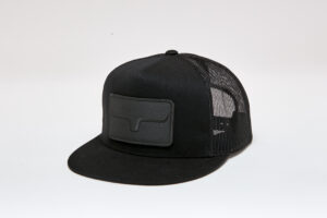 Kimes Banner Ventilated Trucker Cap - Black/Black
