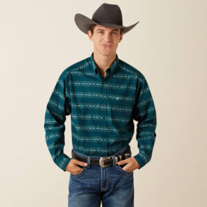 Ariat Brando Classic Teal Southwest LS Button