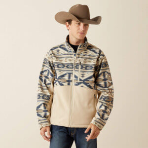 Ariat White Pepper SW Logo Softshell