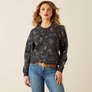 Ariat Essential Black Heather Crew
