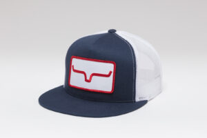 Kimes Banner Ventilated Trucker Cap - Navy/White