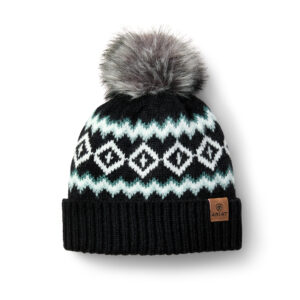 Ariat Bristol Black Pom Beanie