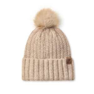 Ariat Chilton Natural Pom Beanie