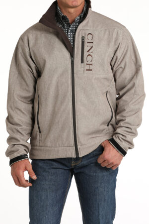 Cinch Crest Bonded Jacket - Stone