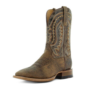 Ariat Rock Ridge Saddle Brown Bison/Nutshell Tan