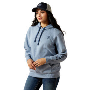 Ariat Logo 2.0 Hoodie Vintage Indigo Heather