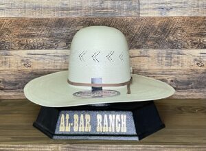 American Hat JC4210 Natural w/Whiskey band 