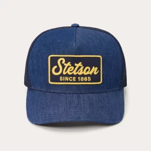 Stetson Since 1865 Denim Trucker Cap