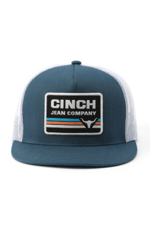 Cinch Teal Longhorn FlexFit Snapback Cap
