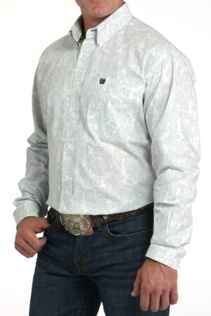 Cinch White/Grey Paisley