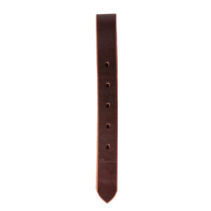 Burgundy Harness Leather Off Billet 1 1/2" x 14" - Pony