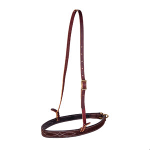 Gunslinger 2-Ply Choc. Rough-out Noseband