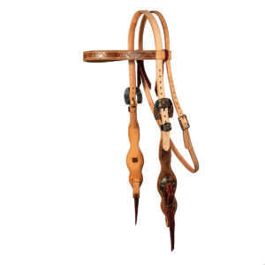 Diamond Roughout Quick-Change Browband Headstall