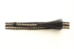 5 Strand Horsehair Hatband Nat/Black