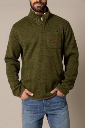 Kimes Ranch Julian Pullover Army Green