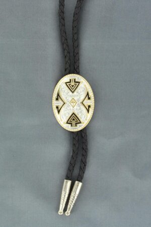 Aztec Shield Bolo Tie