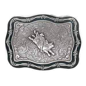 Crumrine Barbwire Edge Bull Rider Buckle