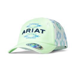 Ariat Ponyflo Southwest Embroid Neon Green Cap