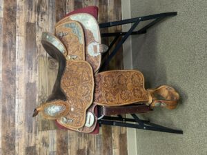 Used 9014 Billy Cook 16" Saddle QH Tree & Accessories