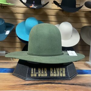 Pro Hats Military Green Open Crown - Rodeo Nights Collection