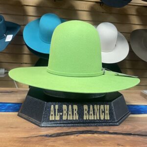 Pro Hats Lime Green Open Crown - Rodeo Nights Collection
