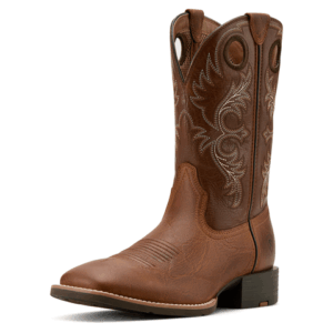 Ariat Sport Rodeo Aged Tan Elephant Print Boot
