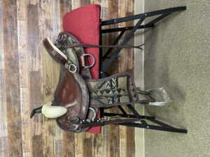 Used Wyoming Saddlery Brown Cordura 15 1/2 "