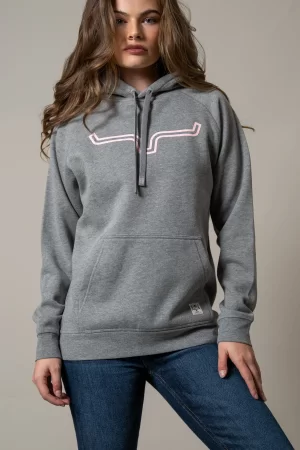 Kimes Ladies Outlier Printed Hoodie Grey