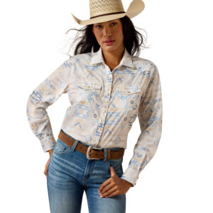 Ariat Turtledove SW Print Western VentTEK™ LS