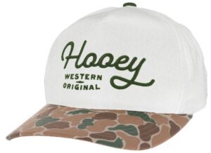 Hooey OG White/Camo Snapback