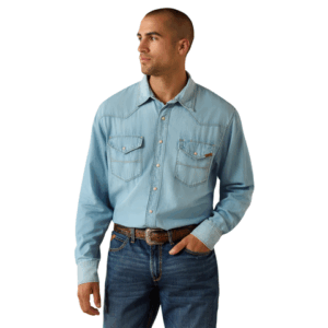 Ariat Classic Cowboy Denim Snap Shirt