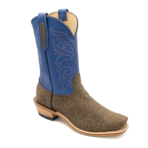 Fenoglio Tan Cape Safari 11" Ocean Blue