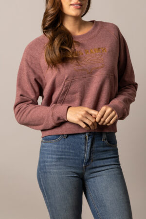 Kimes Ranch Lexie Crewneck Maroon