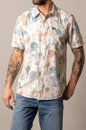 Kimes Ranch Dunn Short Sleeve Natural Cactus