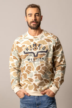 Kimes Ranch Reeves Crewneck Desert Camo