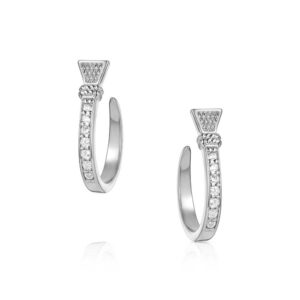 Montana Silversmiths Horseshoe Nail Hoop Earrings