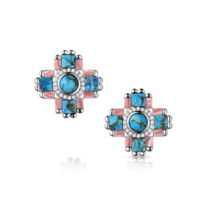 Montana Silversmiths Turquoise Blush Earrings