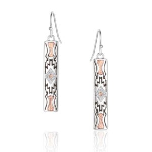 Montana Silversmiths Golden Horizon Bar Earrings
