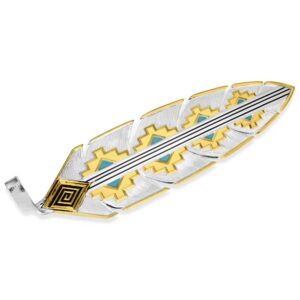 Montana Silversmiths Painted Sky Hat Feather