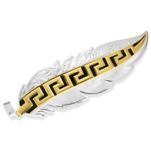 Montana Silversmiths Honor and Grit Hat Feather