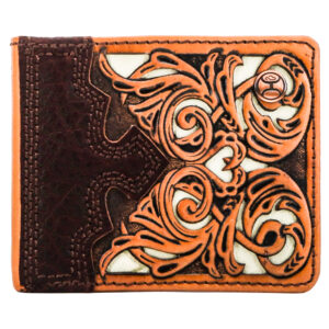 Hooey Top Notch Hand Tooled Bi-Fold Wallet