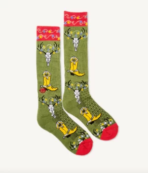 Lucky Chuck Get a Little Western Sock