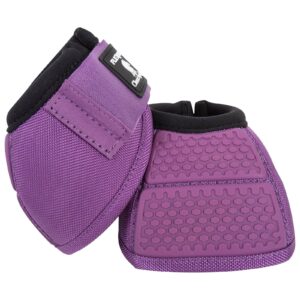 Classic Equine Flexion Violet Purple No Turn Bell Boots