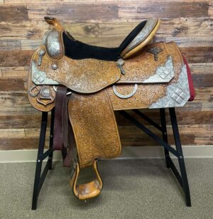 Used Phil Harris Show Saddle 16" w/Case