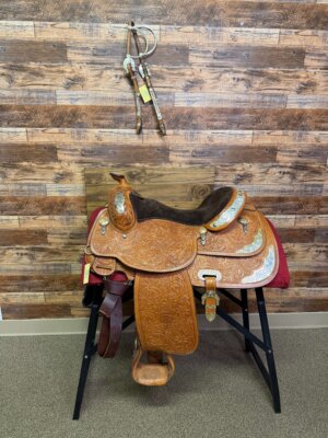 Used Billy Cook Saddle 2098 w/Headstall & Case