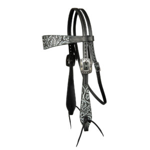 Prof. Choice Browband Headstall w/ Paisley Swell & Cheek